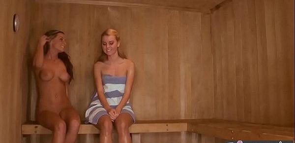  When Girls Play - (Jessie Rogers, Melissa XoXo) Love In The Sauna - Twistys